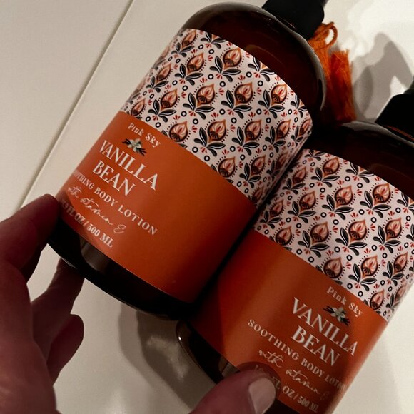 Body Lotion‎ by Pink Sky (SET OF TWO) / Vanilla Bean Scent  (16.9 oz) (new/wa/x) - Picture 3 of 11